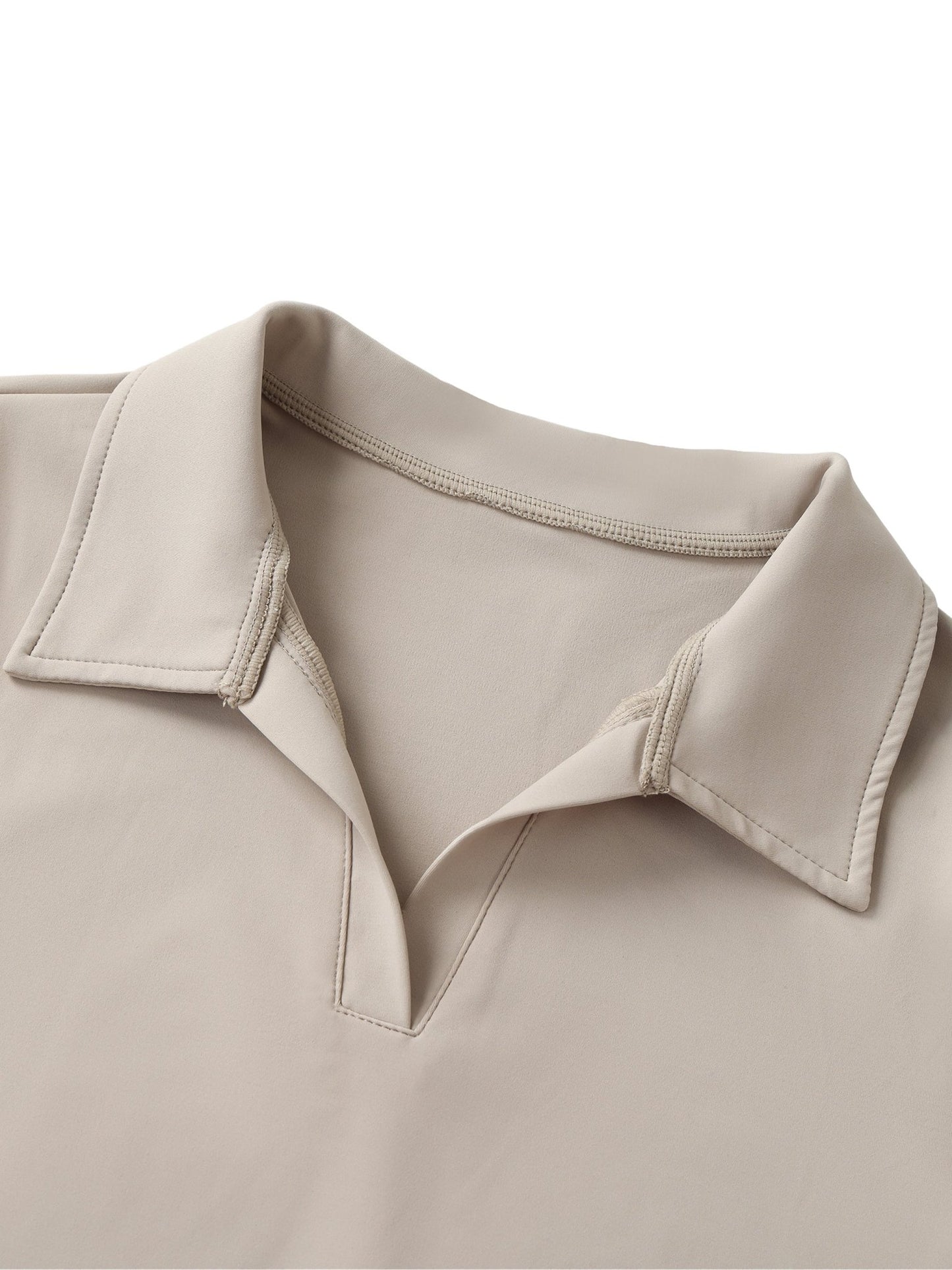 V - Neck Lapel Crop Top - STRYV Wear