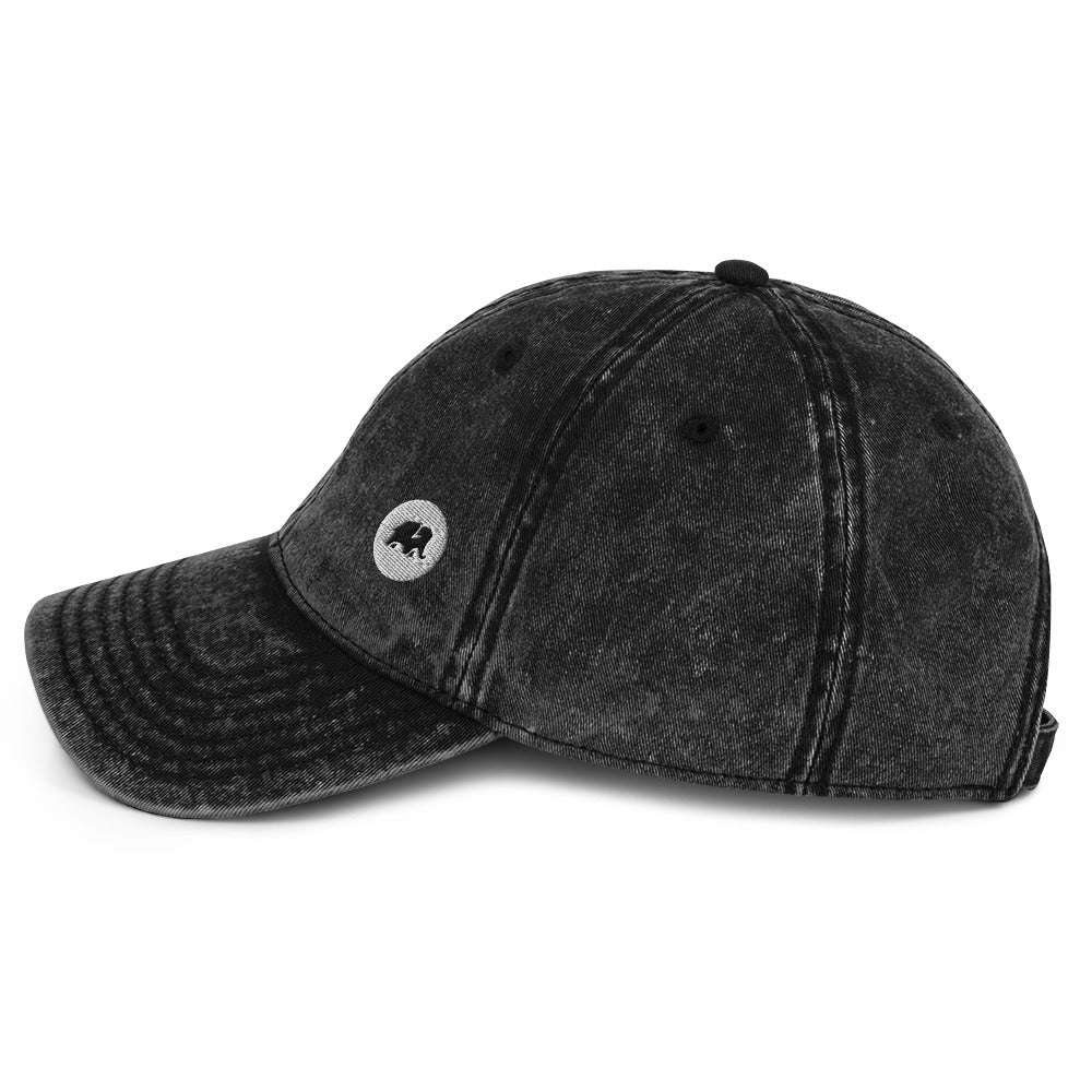 Vintage Cotton Twill Cap - STRYV WearEMBROIDERY