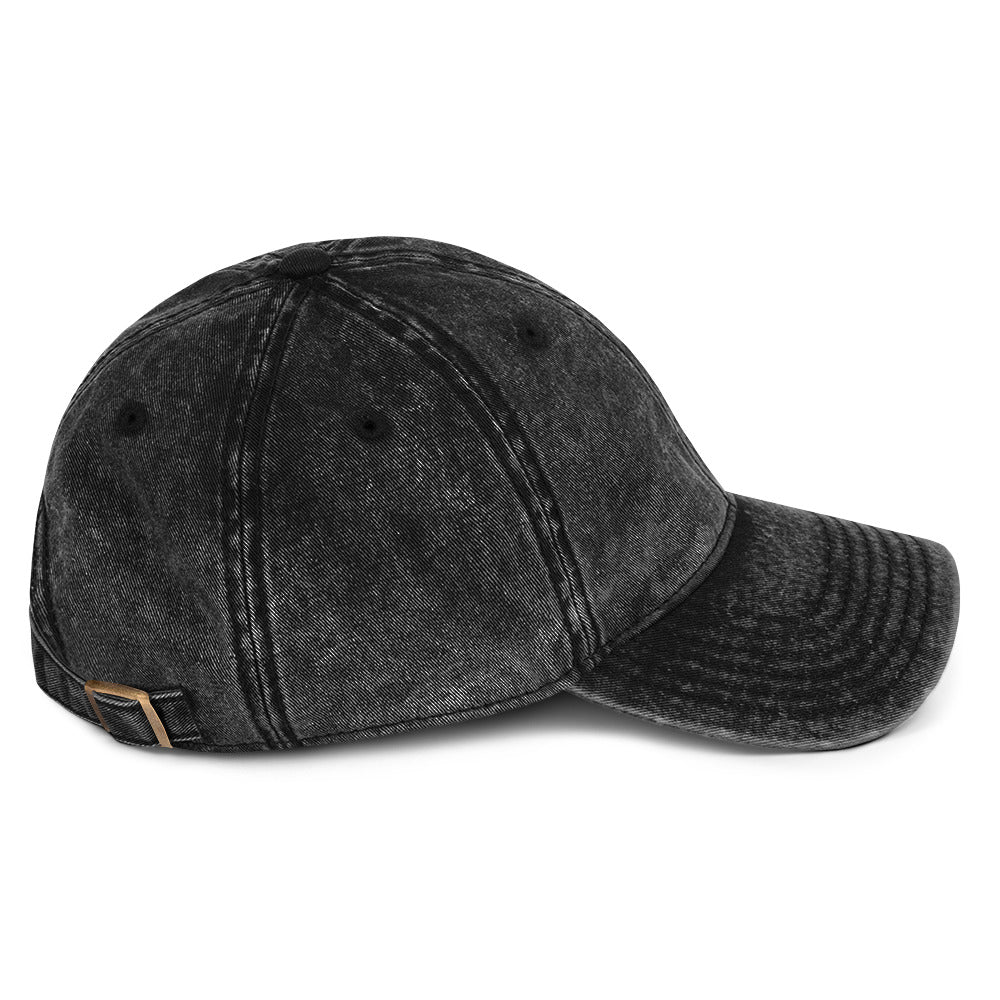 Vintage Cotton Twill Cap - STRYV WearEMBROIDERY